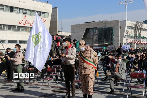 مراسم گلبانگ انقلاب در میدان شهدای  مشهد