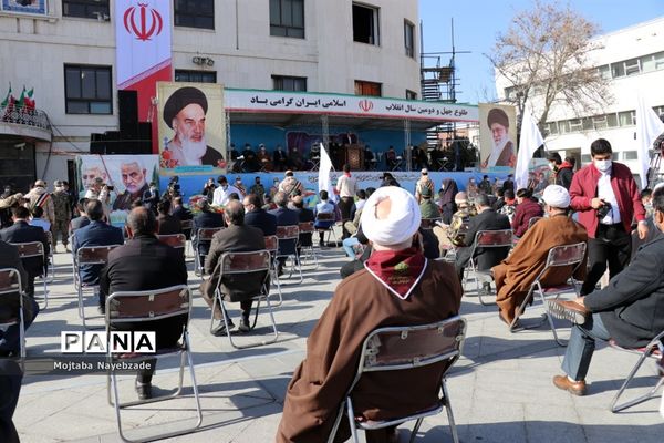 مراسم گلبانگ انقلاب در میدان شهدای  مشهد