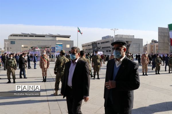 مراسم گلبانگ انقلاب در میدان شهدای  مشهد
