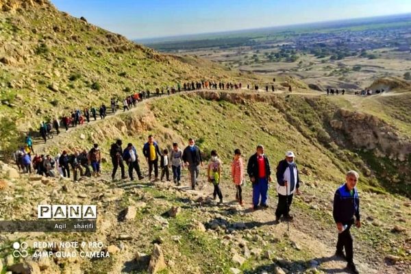 کوه سوخته در شهرستان امیدیه