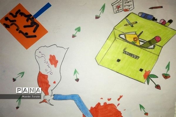 مسابقه نقاشی در بهارستان یک به مناسبت دهه مبارک فجر