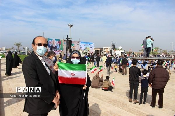 راهپیمایی 22 بهمن 99 در بوشهر