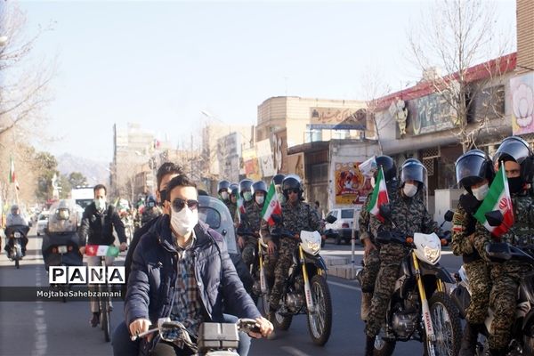 راهپیمایی 22 بهمن در شهرستان کاشمر