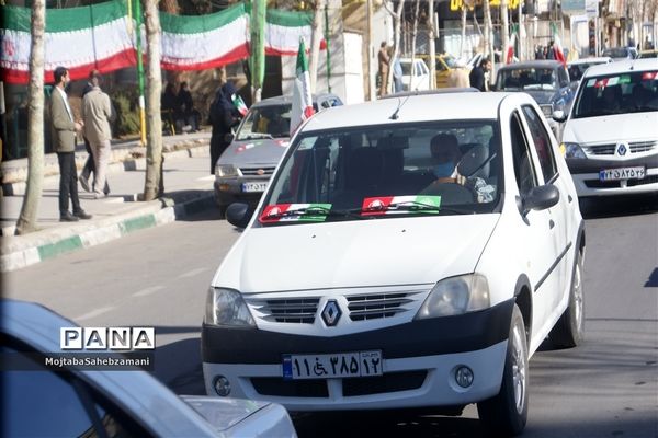 راهپیمایی 22 بهمن در شهرستان کاشمر