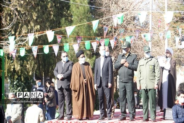 راهپیمایی 22 بهمن در شهرستان کاشمر