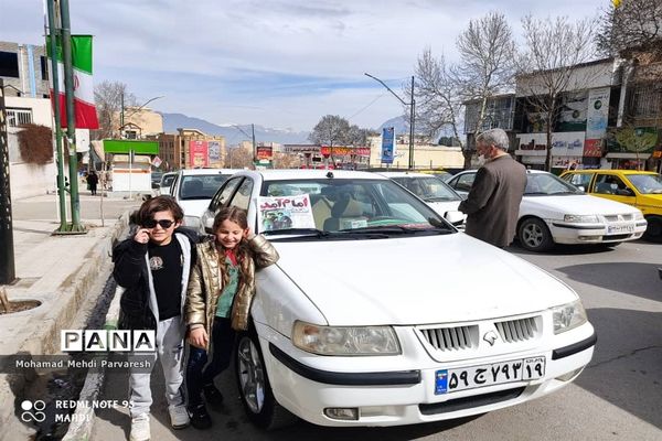 راهپیمایی  خودرویی ۲۲ بهمن در کرمانشاه