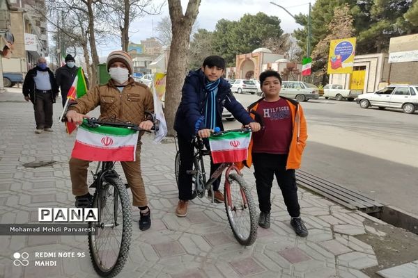 راهپیمایی  خودرویی ۲۲ بهمن در کرمانشاه