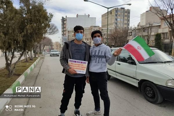 راهپیمایی  خودرویی ۲۲ بهمن در کرمانشاه