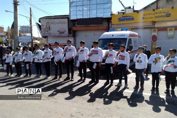 راهپیمایی خودرویی 22 بهمن درشهرستان نی ریز