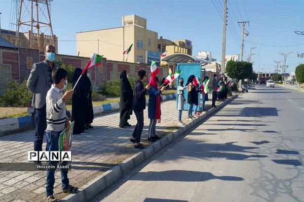 راهپیمایی 22 بهمن 99 در دیر