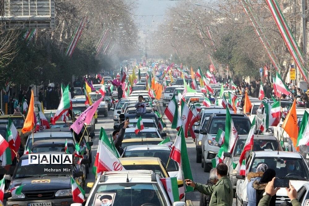 راهپیمایی ۲۲ بهمن در گلستان