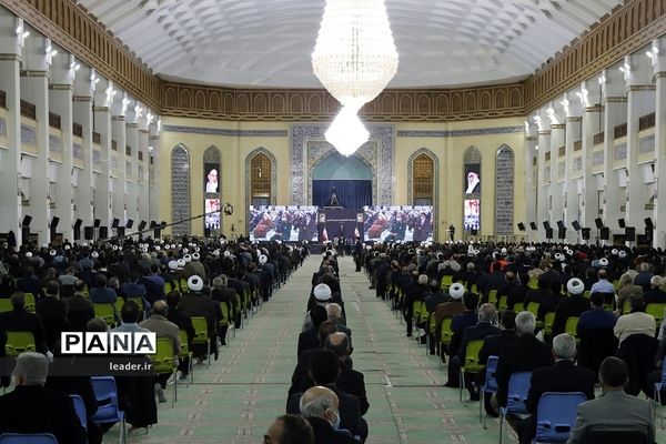 ارتباط تصویری مردم آذربایجان شرقی با رهبر انقلاب به‌مناسبت سالروز قیام ۲۹ بهمن مردم تبریز