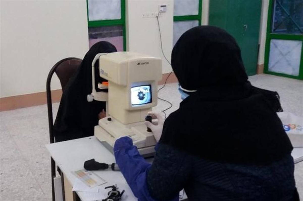 بینایی سنجی رایگان  بیش از 100 دانش آموز در شهرستان درمیان  خراسان جنوبی