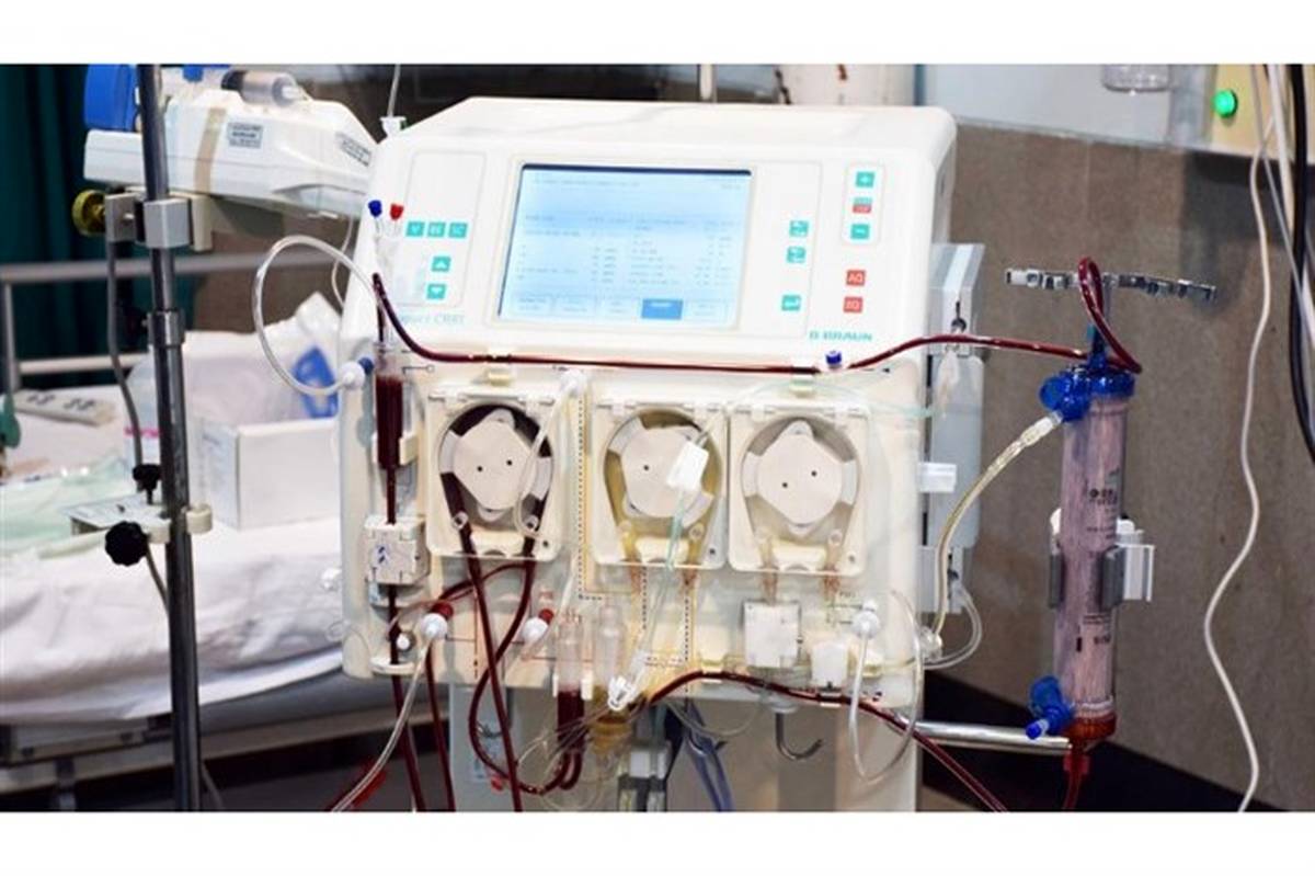 نصب دستگاه CRRT در بیمارستان امام خمینی اردبیل