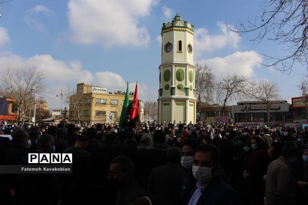 تشییع پیکر شهید مصطفی نوروزی در ساری