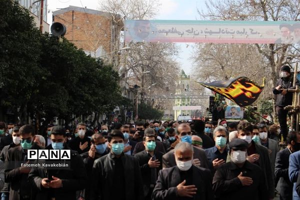 تشییع پیکر شهید مصطفی نوروزی در ساری