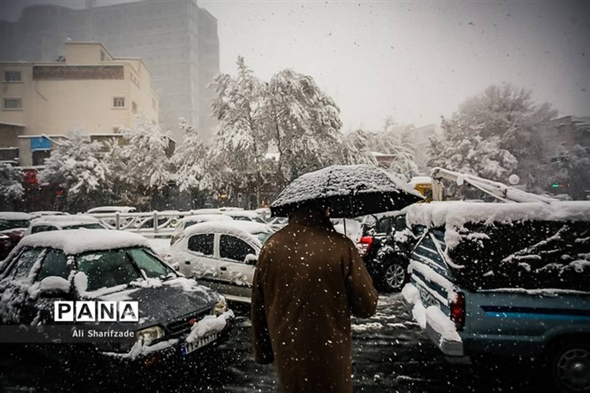 بارش برف و باران در اکثر مناطق کشور