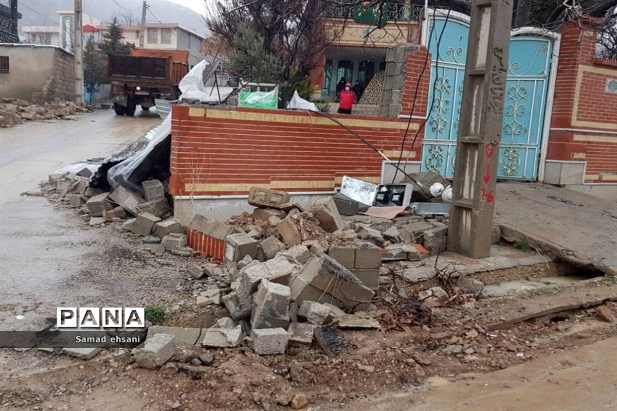 آسیب جدی زمین لرزه به منازل مسکونی شهر سی سخت -2
