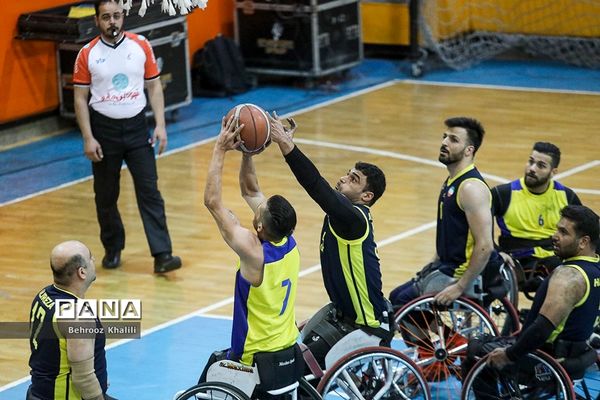 فینال جام حذفی بسکتبال با ویلچر مردان