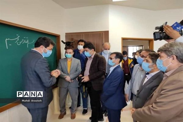 افتتاح آموزشگاه 6 کلاسه روستای طاغان شهرستان مرزی درمیان