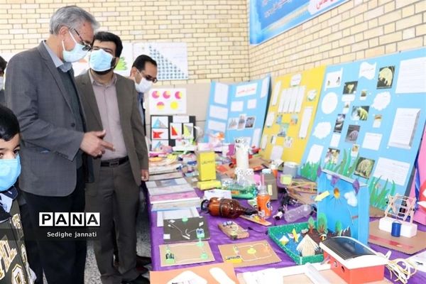 نمایشگاه دستاوردهای تدریس مجازی دانش آموزان در آباده
