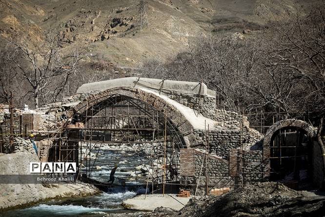 بازدید از بازسازی پل تاریخی کن