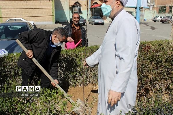 آیین کاشت درخت در آموزش و پرورش اسلامشهر