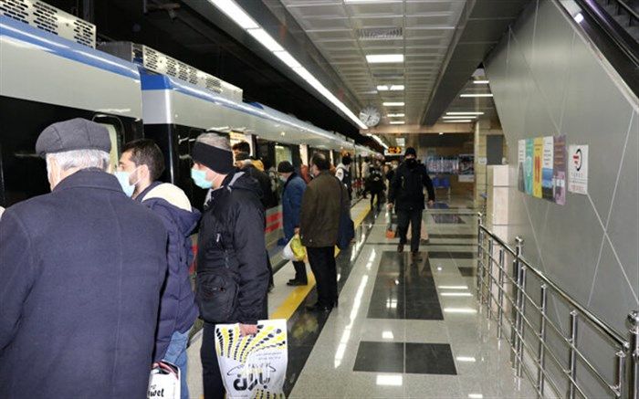 متروی تهران برروی ریل ملی در حرکت است