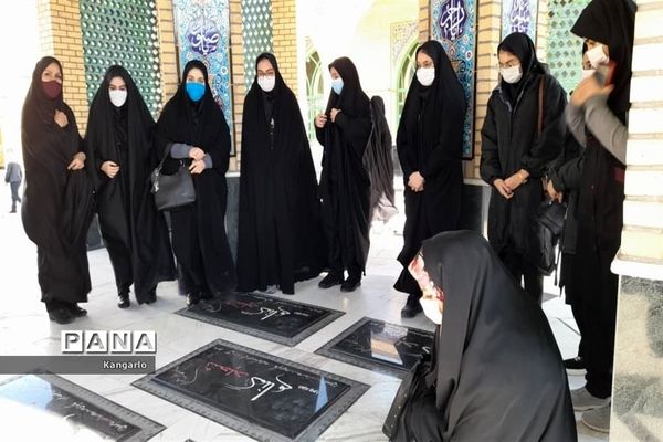 مراسم نمادین راهیان نور در ورامین