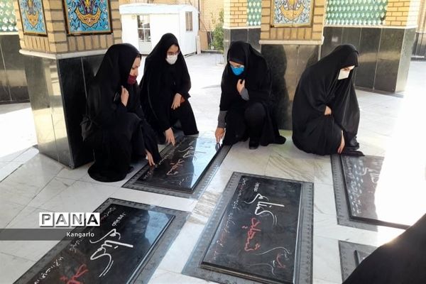 مراسم نمادین راهیان نور در ورامین