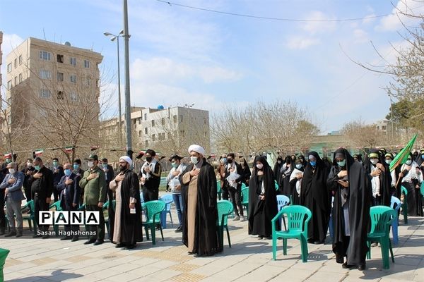 اردوی راهیان نور مجازی در بوستان شهدای گمنام قائمیه اسلامشهر