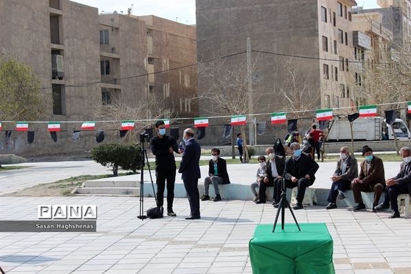 اردوی راهیان نور مجازی در بوستان شهدای گمنام قائمیه اسلامشهر