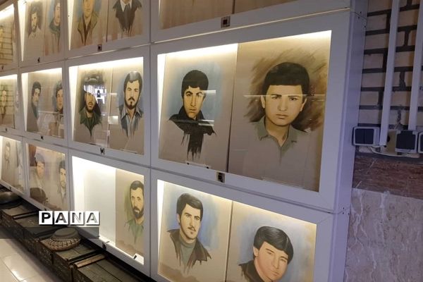 گلباران مزار شهدا و بازدید از موزه دفاع مقدس در ملارد