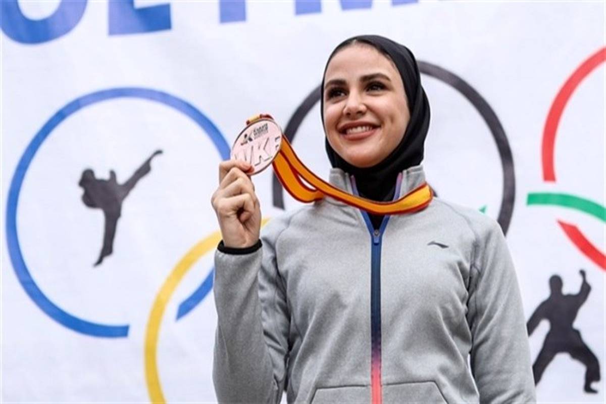 لیگ جهانی کاراته‌وان؛ سارا بهمنیار چراغ مدال‌های ایران را روشن کرد