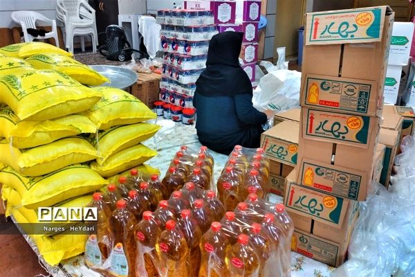 توزیع ۱۲۹ بسته کمک معیشتی به نیازمندان در شهرستان امیدیه
