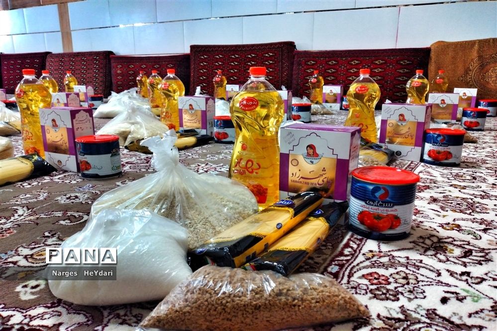 توزیع ۱۲۹ بسته کمک معیشتی به نیازمندان در شهرستان امیدیه
