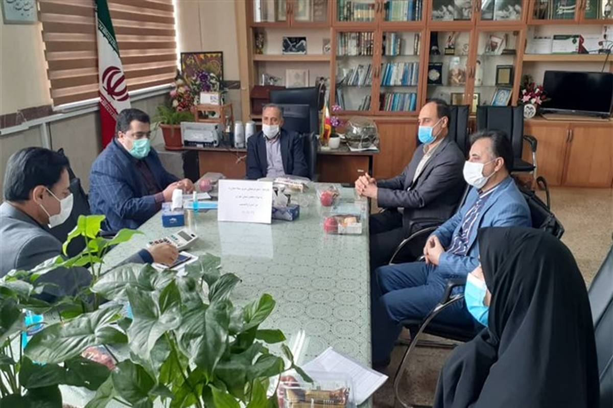 دیدار دبیر فرهنگی شورای ستاد مبارزه با مواد مخدر با مسئولان  آموزش و پرورش پاکدشت