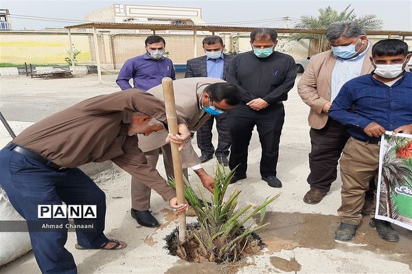 کاشت درخت به مناسبت آغاز بهار در شهرستان کارون