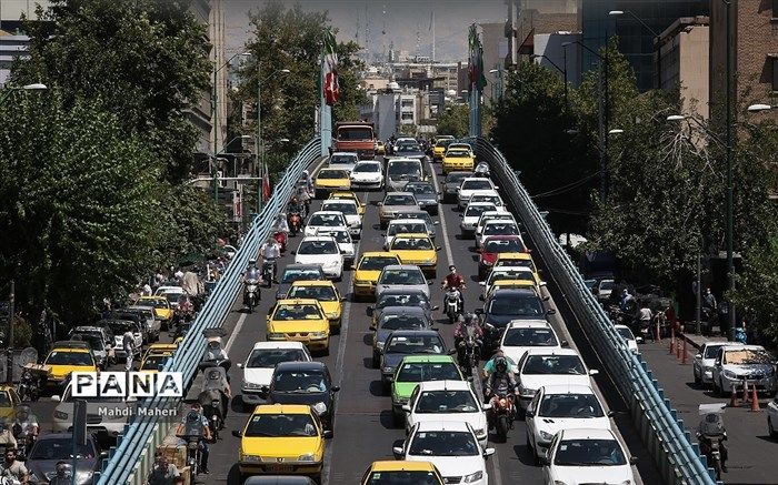 وضعیت ترافیکی پایتخت در روز طبیعت