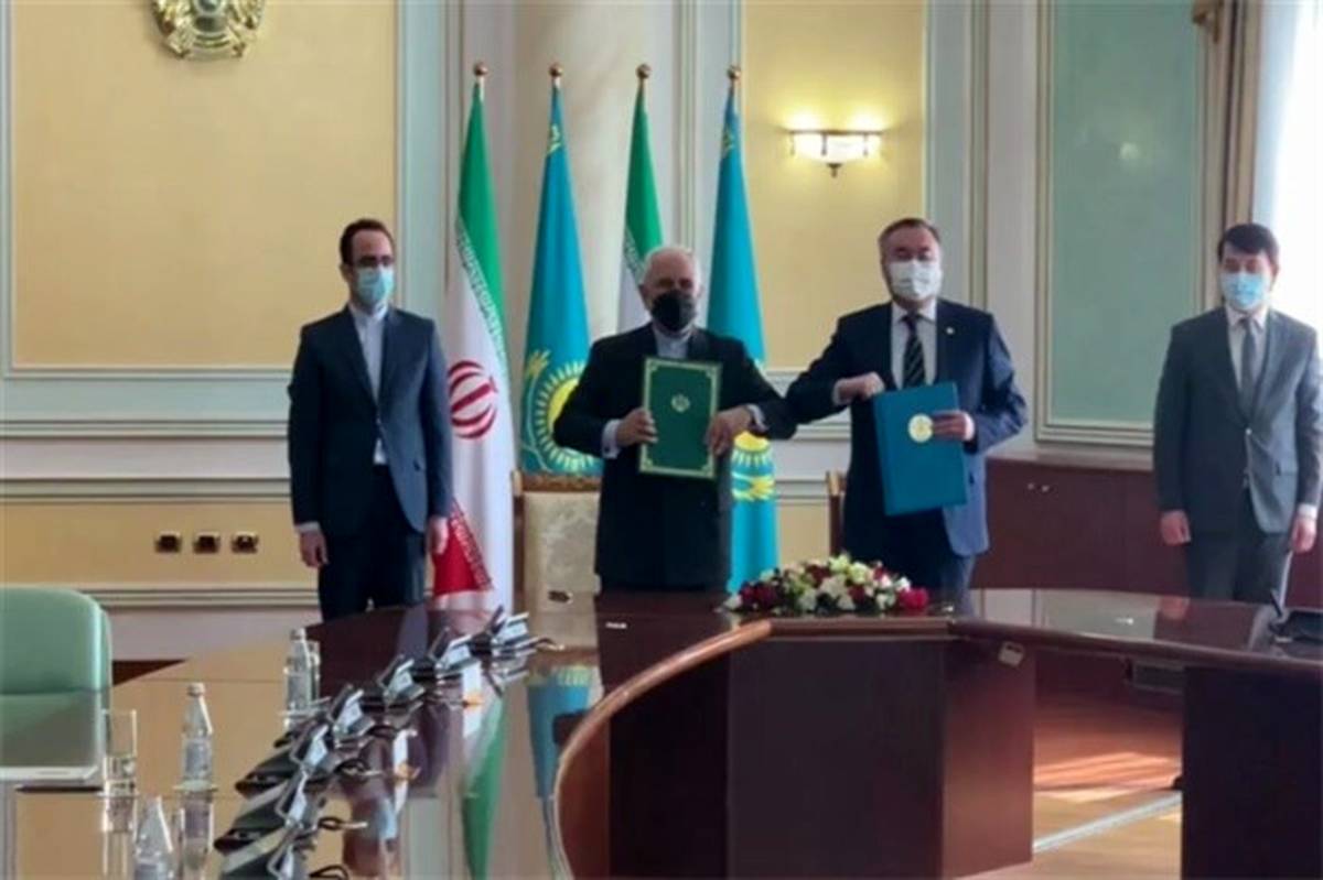 امضای برنامه همکاری ایران و قزاقستان