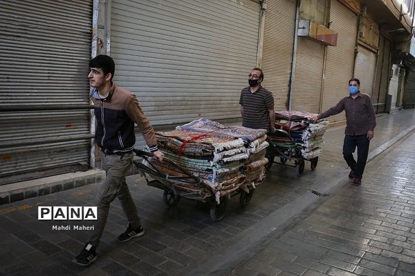 تعطیلی بازار تهران در وضعیت قرمز کرونایی