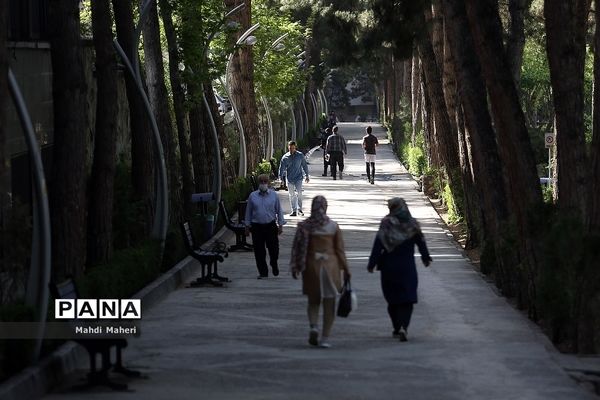 وضعیت پارک ها بعد از اعلام تعطیلی دوهفته‌ای تهران