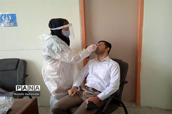 غربالگری کووید ۱۹ در آموزش و پرورش ملارد