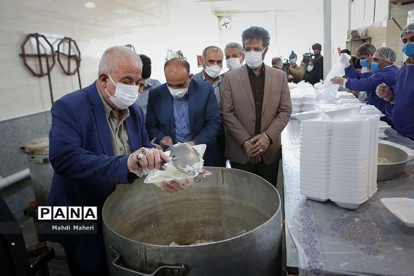 افتتاح اولین آشپزخانه بزرگ در پویش ایران همدل (طرح اطعام مهدوی)