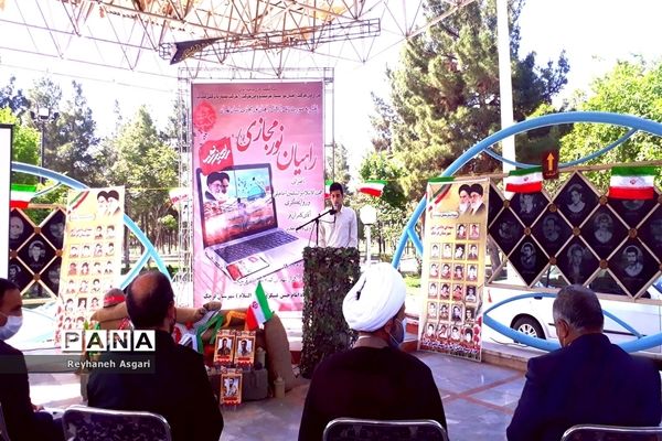 برگزاری مراسم نمادین راهیان نور در شهرستان قرچک