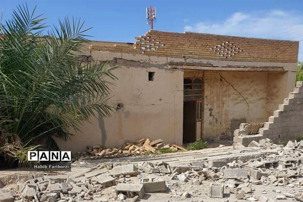 خسارات زلزله به شهرگناوه و روستاهای گماران، کمالی، فخرآوری بخش مرکزی شهرستان گناوه