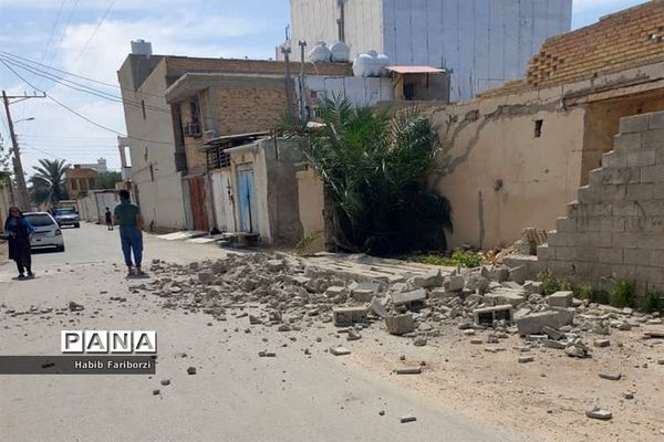 خسارات زلزله به شهرگناوه و روستاهای گماران، کمالی، فخرآوری بخش مرکزی شهرستان گناوه
