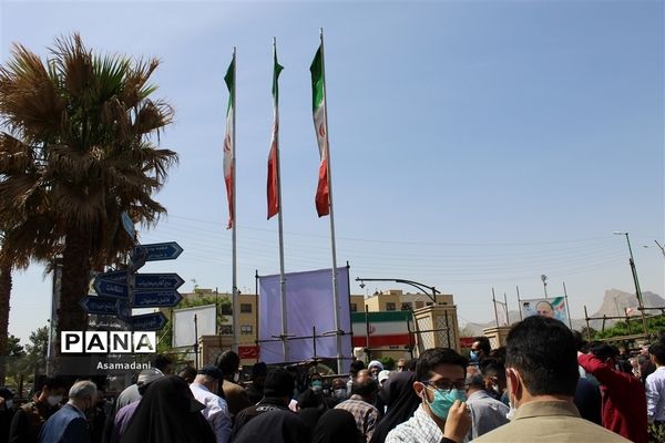 مراسم تشییع پیکرشهید سردارحجازی در استان اصفهان