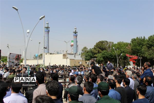 مراسم تشییع پیکرشهید سردارحجازی در استان اصفهان