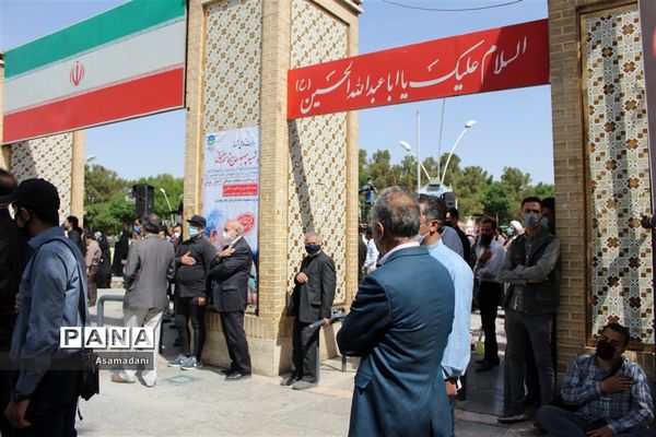 مراسم تشییع پیکرشهید سردارحجازی در استان اصفهان
